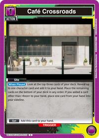 Cafe Crossroads (UE22BT/CSM-1-033) card