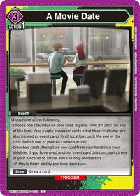 A Movie Date (UE22BT/CSM-1-037) card