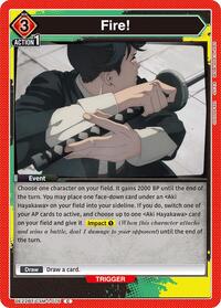 Fire! (UE22BT/CSM-1-075) card