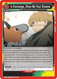 In Exchange, Show Me Your Dreams (UE22BT/CSM-1-076) card