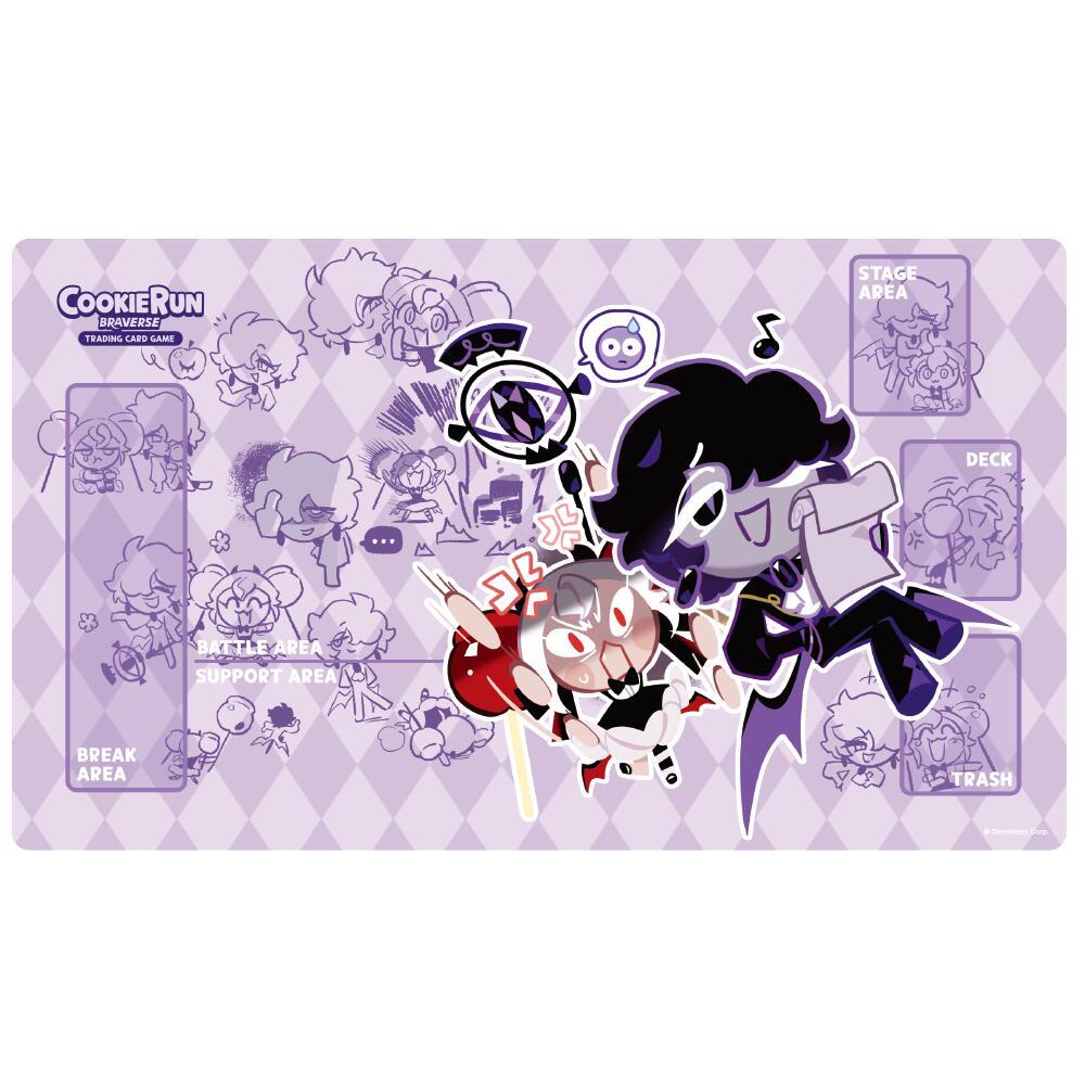 CookieRun: Braverse TCG Playmat [Black Sapphire Cookie