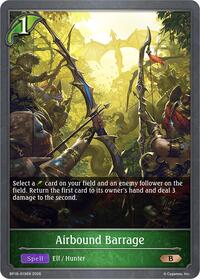 Airbound Barrage - Shadowverse: Evolve BP18: Neometropolis trading card