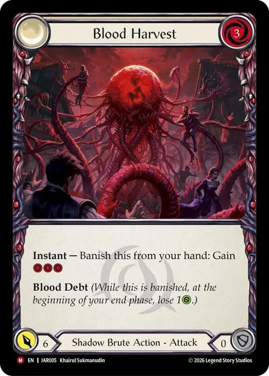Blood Harvest IAR005 card