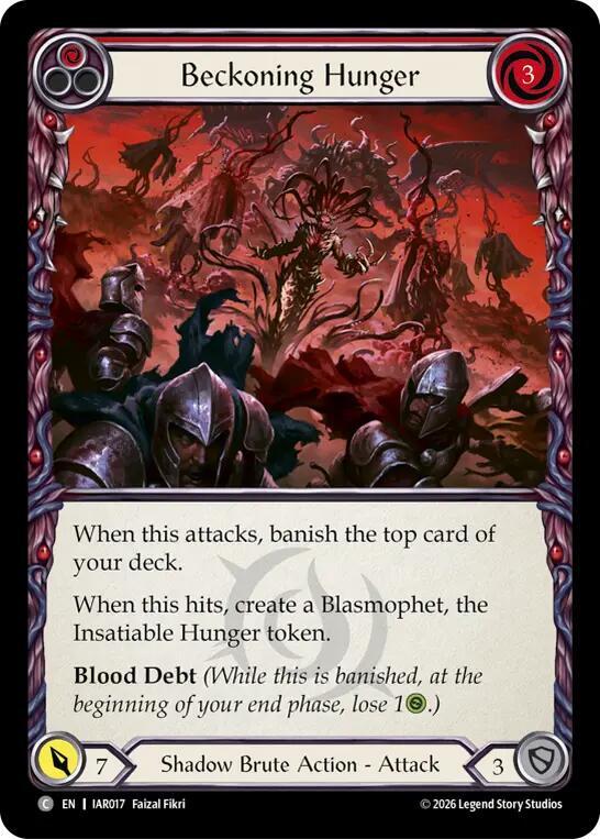 Beckoning Hunger (Red)