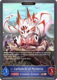 Carbuncle of Mysteria (Evolved) - Shadowverse: Evolve BP18: Neometropolis trading card
