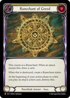 FAB Runechant of Greed 英語版 Runechant of Greed - Usurp the Shadow Throne - Flesh and Blood TCG