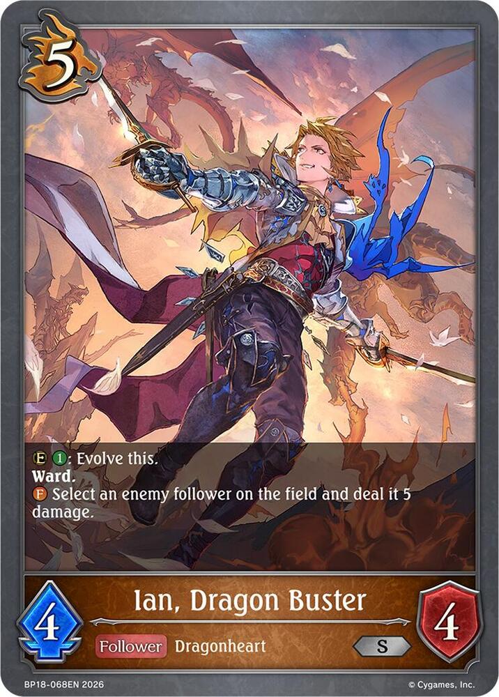 Ian, Dragon Buster - BP18: Neometropolis - Shadowverse: Evolve
