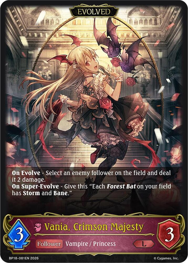 Vania, Crimson Majesty (Evolved) - BP18: Neometropolis
