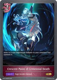 Crescent Moon of Centennial Death - Shadowverse: Evolve BP18: Neometropolis trading card