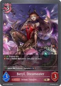 Beryl, Dreameater - Shadowverse: Evolve BP18: Neometropolis trading card