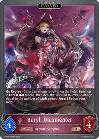 Beryl, Dreameater (Evolved) - Shadowverse: Evolve BP18: Neometropolis trading card