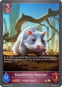 Bloodthirsty Hamster - Shadowverse: Evolve BP18: Neometropolis trading card