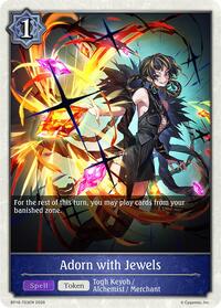 Adorn with Jewels - Shadowverse: Evolve BP18: Neometropolis trading card