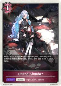 Diurnal Slumber - Shadowverse Evolve BP18: Neometropolis trading card