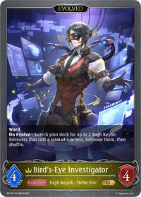 Bird's-Eye Investigator (Evolved) - P10EN (Foil) - Shadowverse: Evolve BP18: Neometropolis trading card