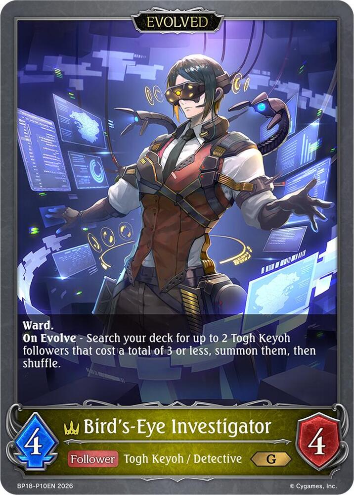 Bird's-Eye Investigator (Evolved) - P10EN (Foil)