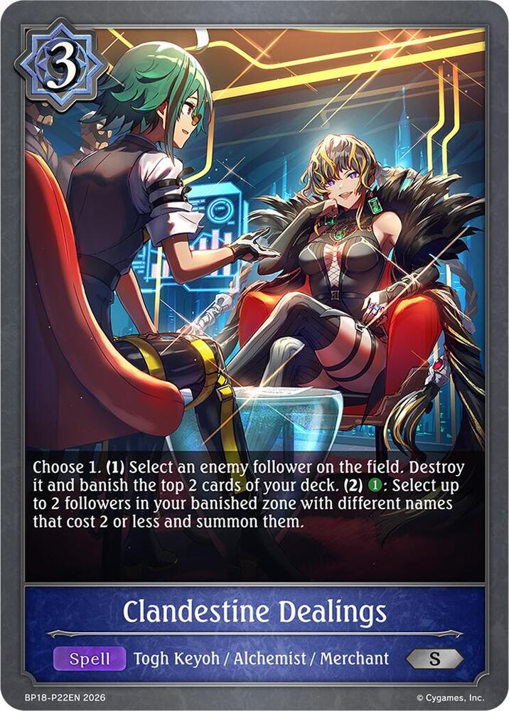 Clandestine Dealings - P22EN (Foil) - BP18: Neometropolis