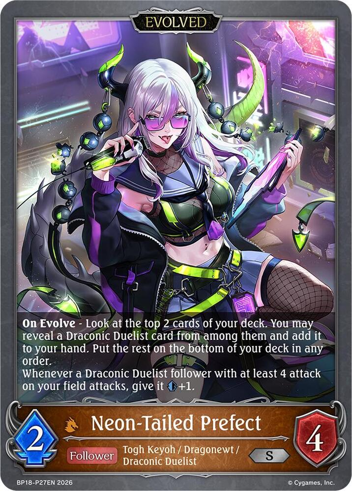 Neon-Tailed Prefect (Evolved) - P27EN (Foil) - BP18: Neometropolis