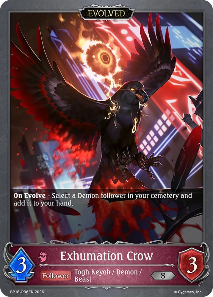 Exhumation Crow (Evolved) - P36EN (Foil)