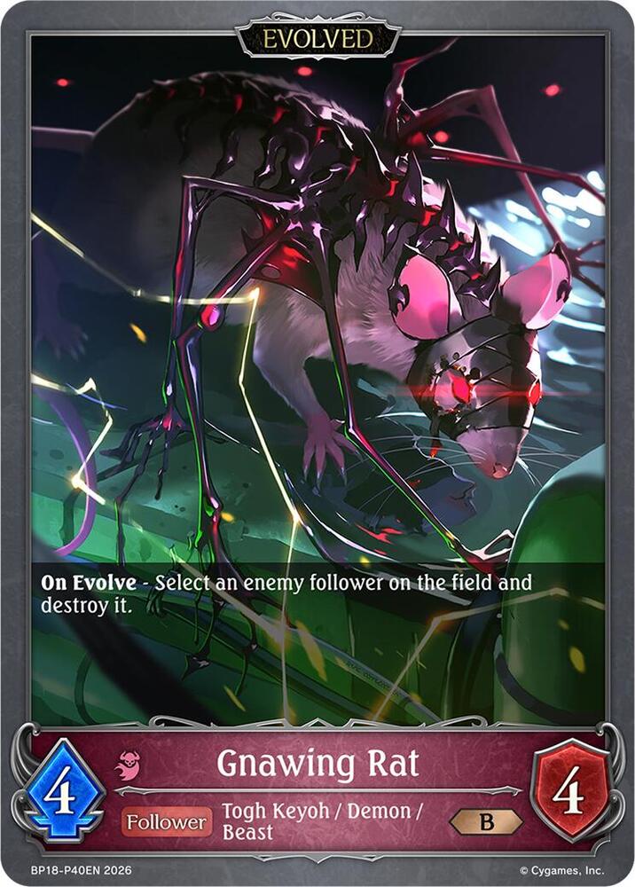 Gnawing Rat (Evolved) - P40EN (Foil)