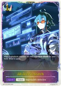 All-Access Search (SL) - Shadowverse: Evolve BP18: Neometropolis trading card