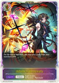Adorn with Jewels (SL) - Shadowverse: Evolve BP18: Neometropolis trading card