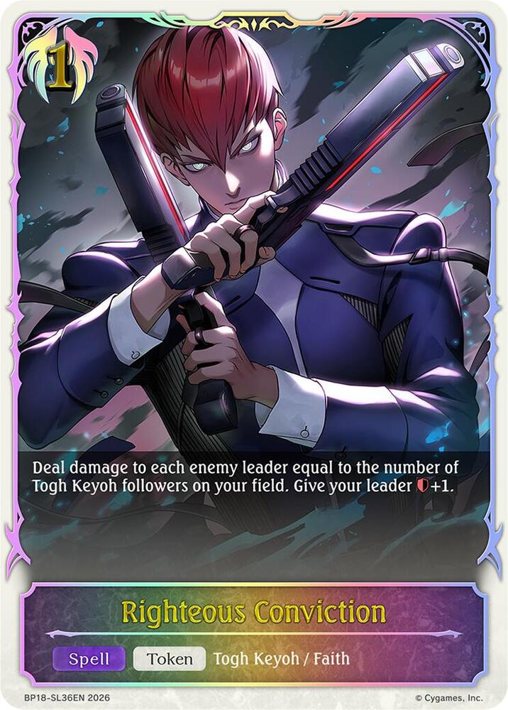 Righteous Conviction (SL) - BP18: Neometropolis - Shadowverse