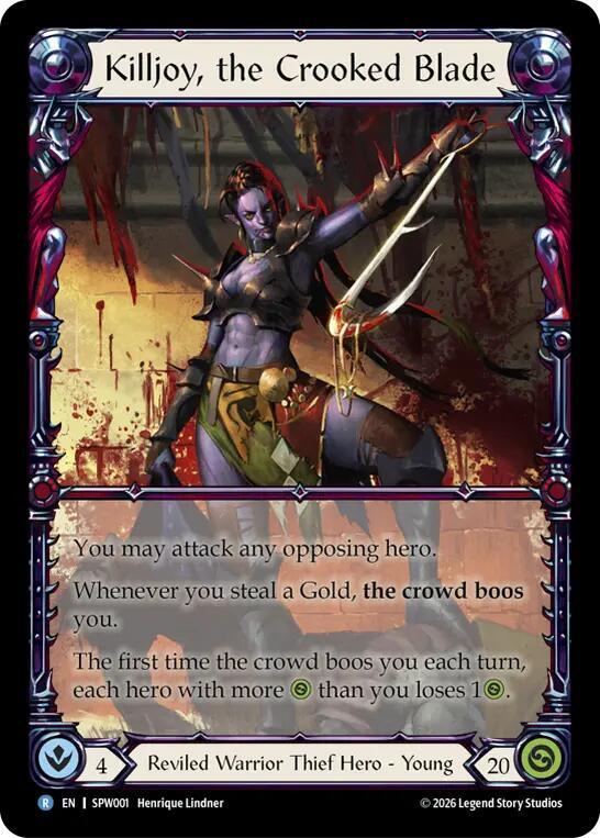 Killjoy, the Crooked Blade SPW001 card