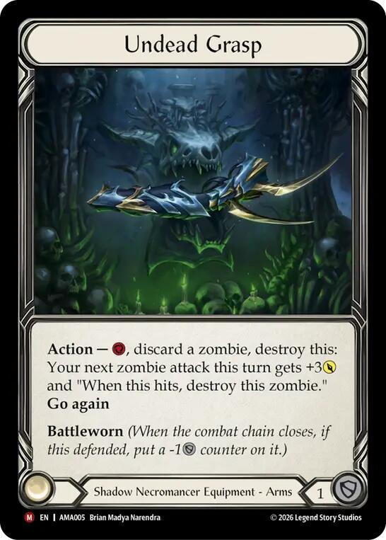 Undead Grasp AMA005 card