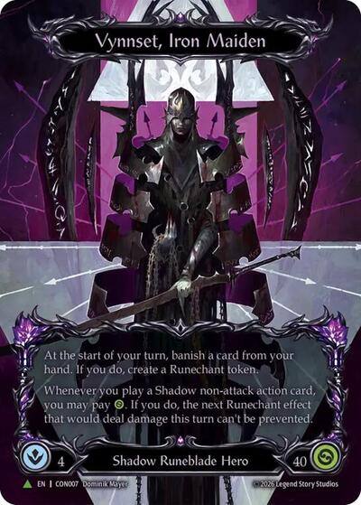 Vynnset, Iron Maiden (Marvel) - CON007 Flesh and Blood: Promo Cards Marvel Flesh and Blood card — value and price