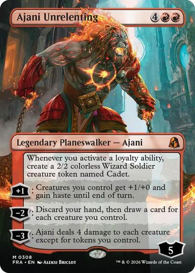 Ajani Unrelenting (Borderless), Reality Fracture