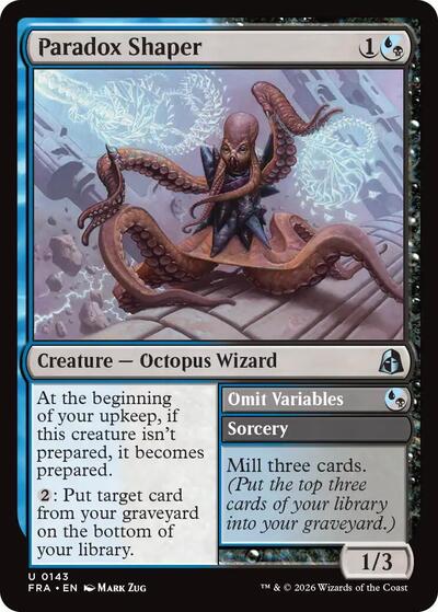 Paradox Shaper from FRA #143, Magic: The Gathering card