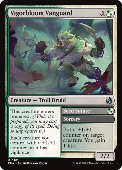 Vigorbloom Vanguard from FRA #161, Magic: The Gathering card