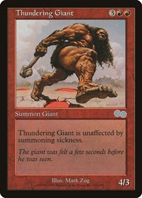 Thundering Giant (Urza's Saga)