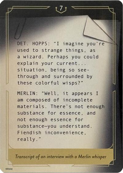 Whispers in the Well Case File Cards 7 of 18