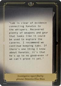 Whispers in the Well Case File Cards (15 of 18)