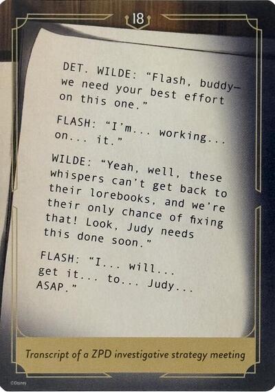 Whispers in the Well Case File Cards 18 of 18