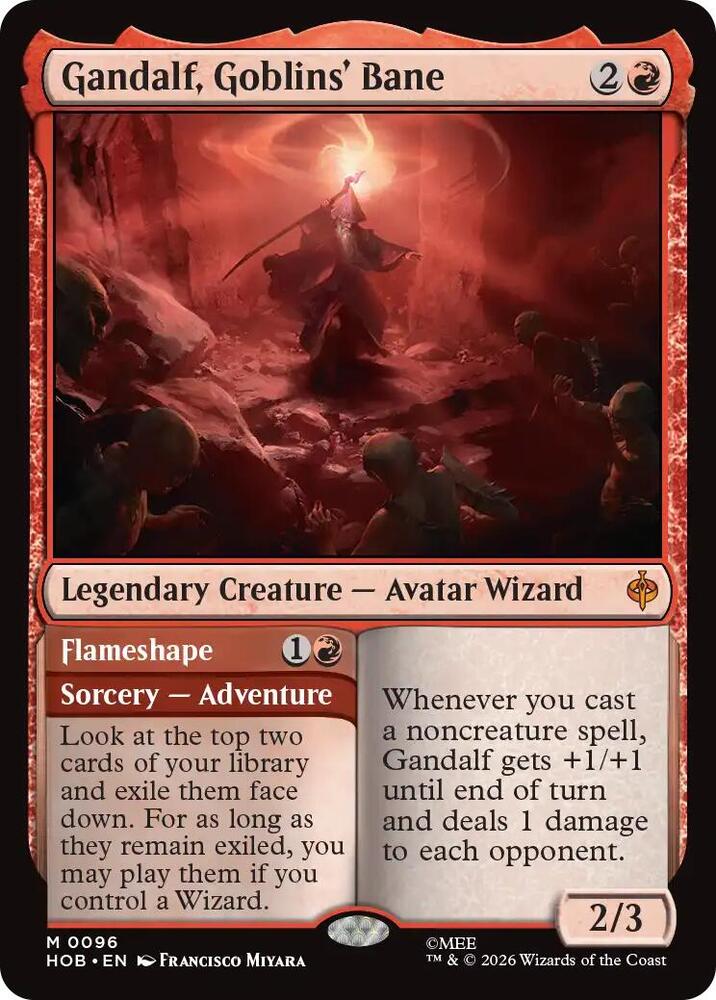 Gandalf, Goblins' Bane // Flameshape #96 — The Hobbit