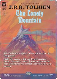 The Lonely Mountain (Borderless) (0248) (Surge Foil)