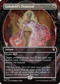 Galadriel's Dismissal (Borderless) - Magic: The Gathering The Hobbit: Eternal-Legal trading card