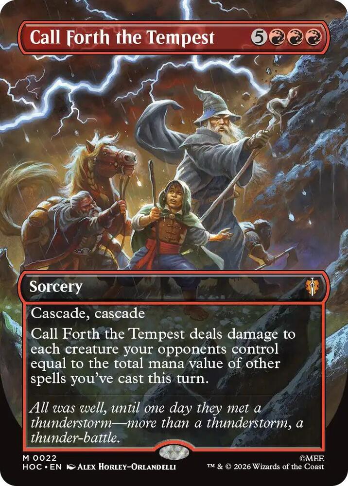 Call Forth the Tempest (Borderless) - The Hobbit: Eternal-Legal