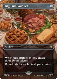 Bag End Banquet (Borderless) - Magic: The Gathering The Hobbit: Eternal-Legal trading card