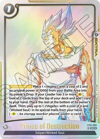Prince of Destruction (Alternate Art) - Dragon Ball Super: Fusion World Story Booster 01 trading card