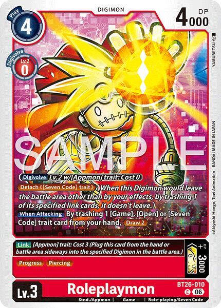 Roleplaymon, Timeless Bonds card number BT26-010 C