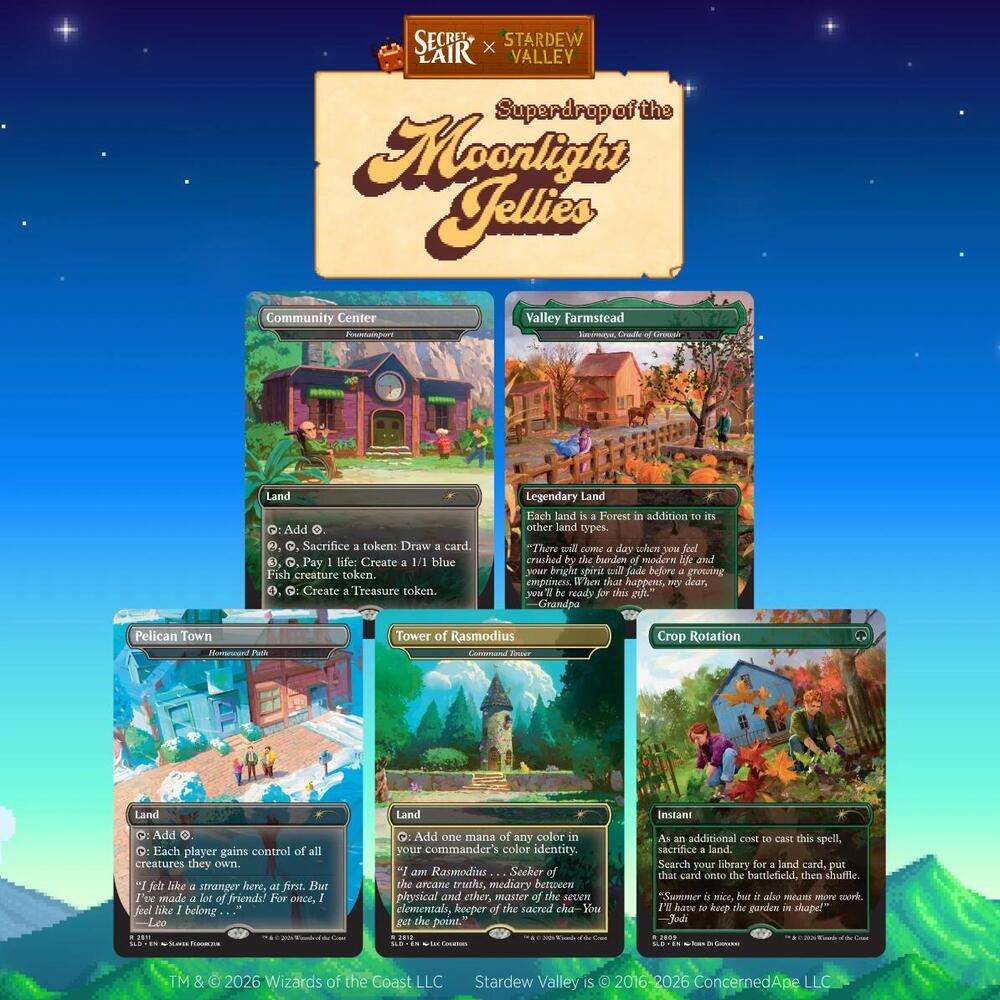 Secret Lair Drop: Secret Lair x Stardew Valley: Life in Pelican Town - Non-Foil Edition