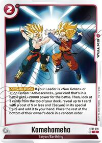 Kamehameha - Dragon Ball Super: Fusion World Story Booster 01 trading card