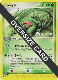 Grovyle - 004 (e-League) [Winner] #004 from Jumbo Cards Pokemon card image