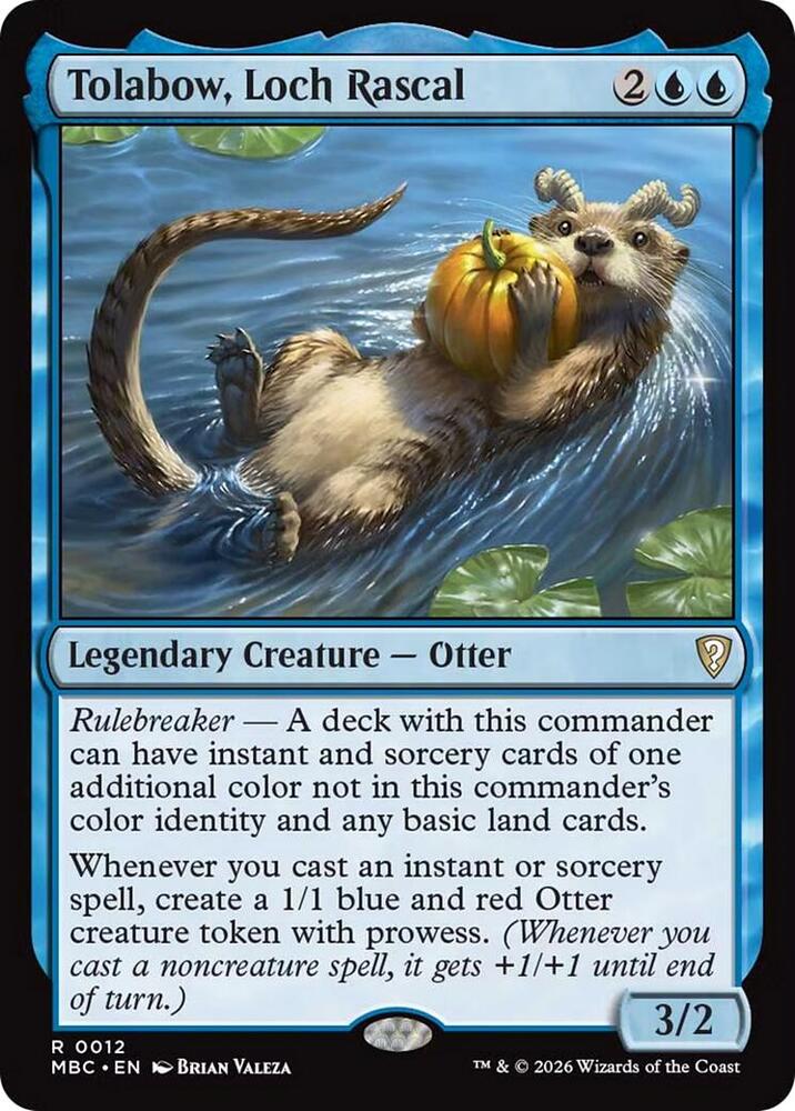 Tolabow, Loch Rascal 12 card