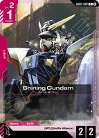 GUNDAM CARD GAME 0ガンダム　パラレルプロモ Shining Gundam (GD05 Release Event) - Gundam Promotional Cards