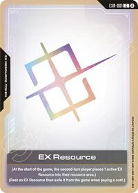EX Resource (Deck Build Box Freedom Ascension)